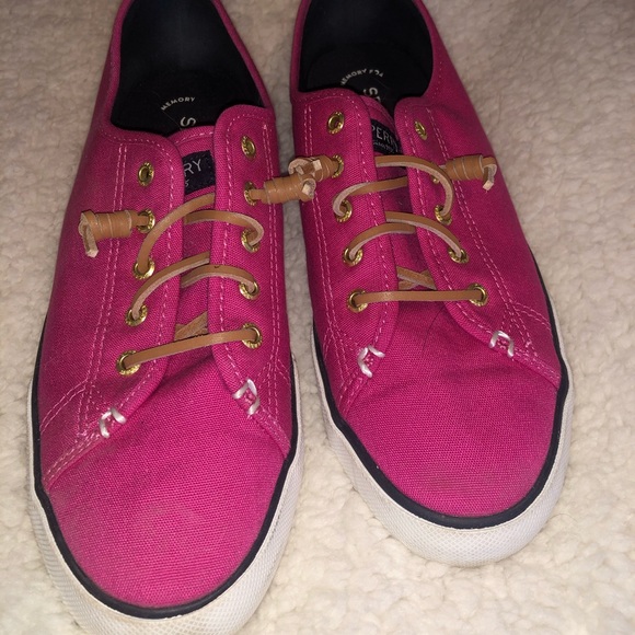 Sperry Shoes - Pink slip on Sperrys!